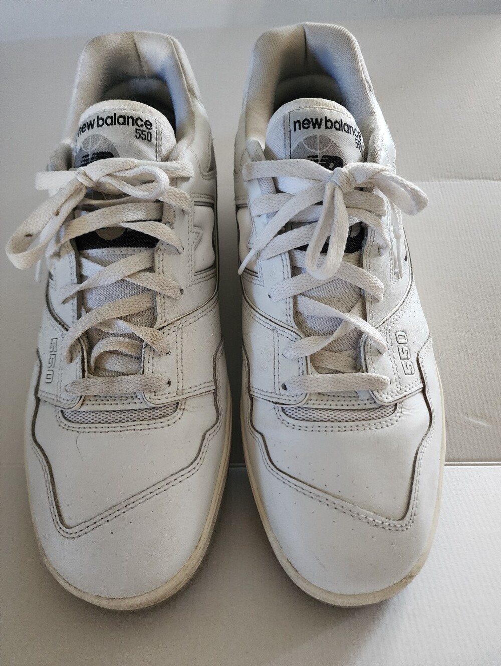 New Balance 550 Mens Size 14 D Low Top Basketball Shoes White BB550WWW